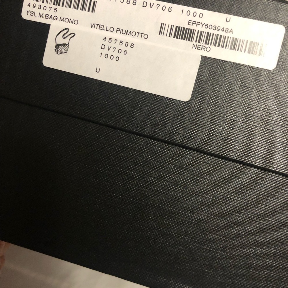 YSL M BAG MONO / BLACK